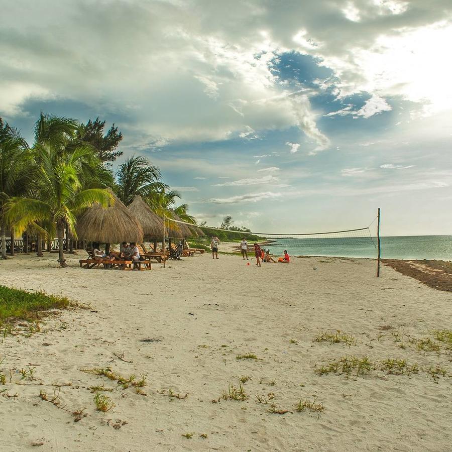 Cabanas Perla Escondida Hotel Dzilam de Bravo Exterior foto